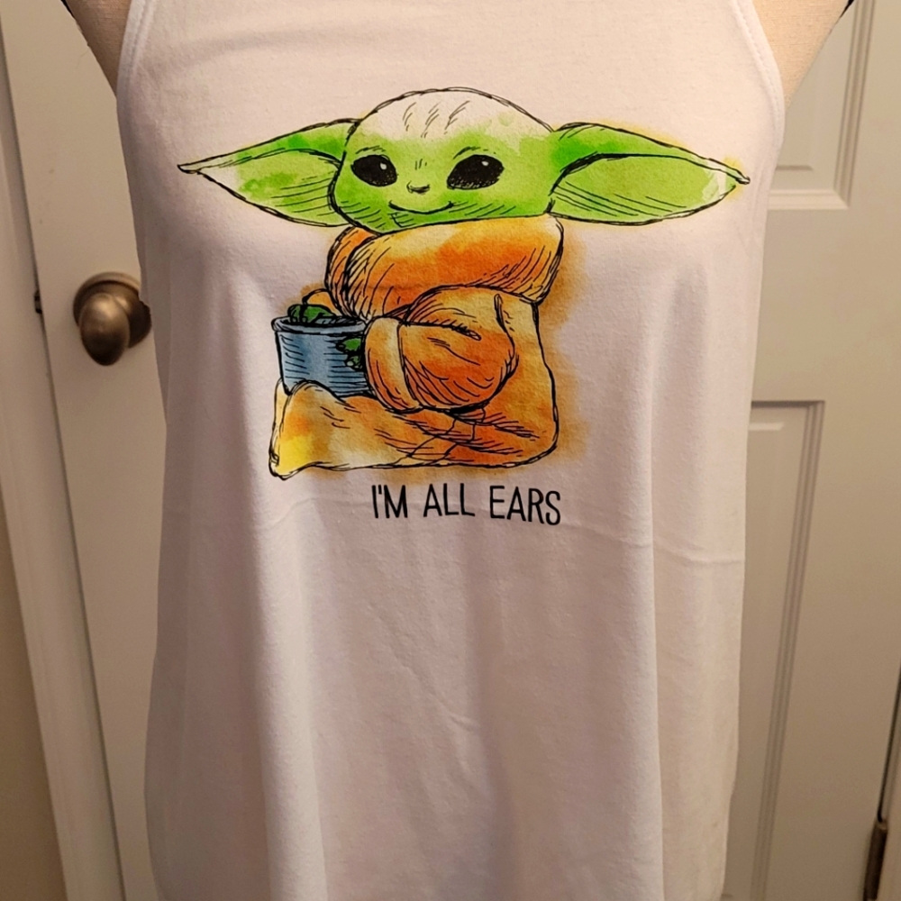 The Mandalorian Grogu/Baby Yoda Women's Tank Top